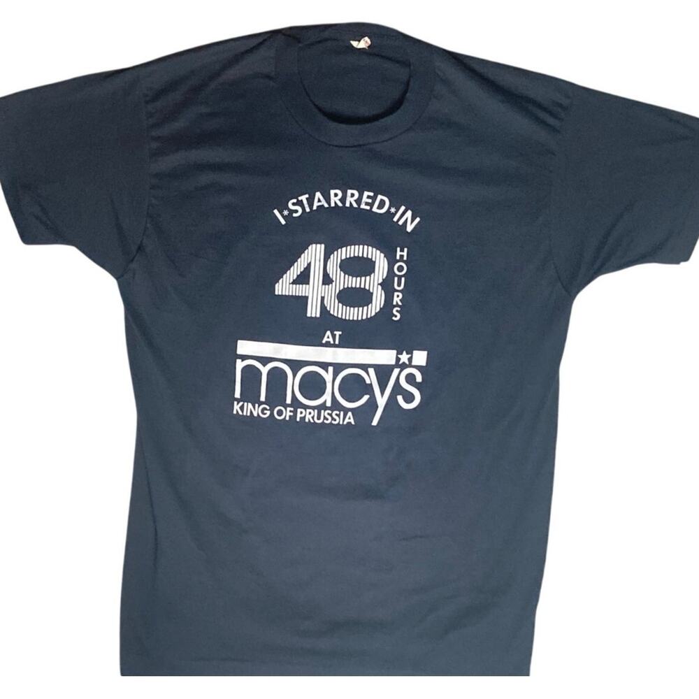 Macys Promotional T-Shirt - I Starred In 48 Hours at Macys King of Prussia XL